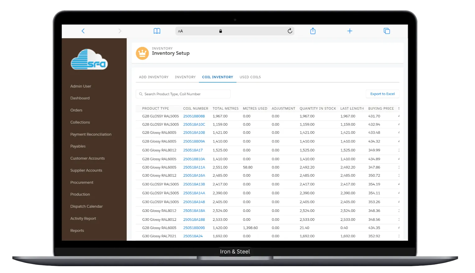 Iron & Steel Solution Overview