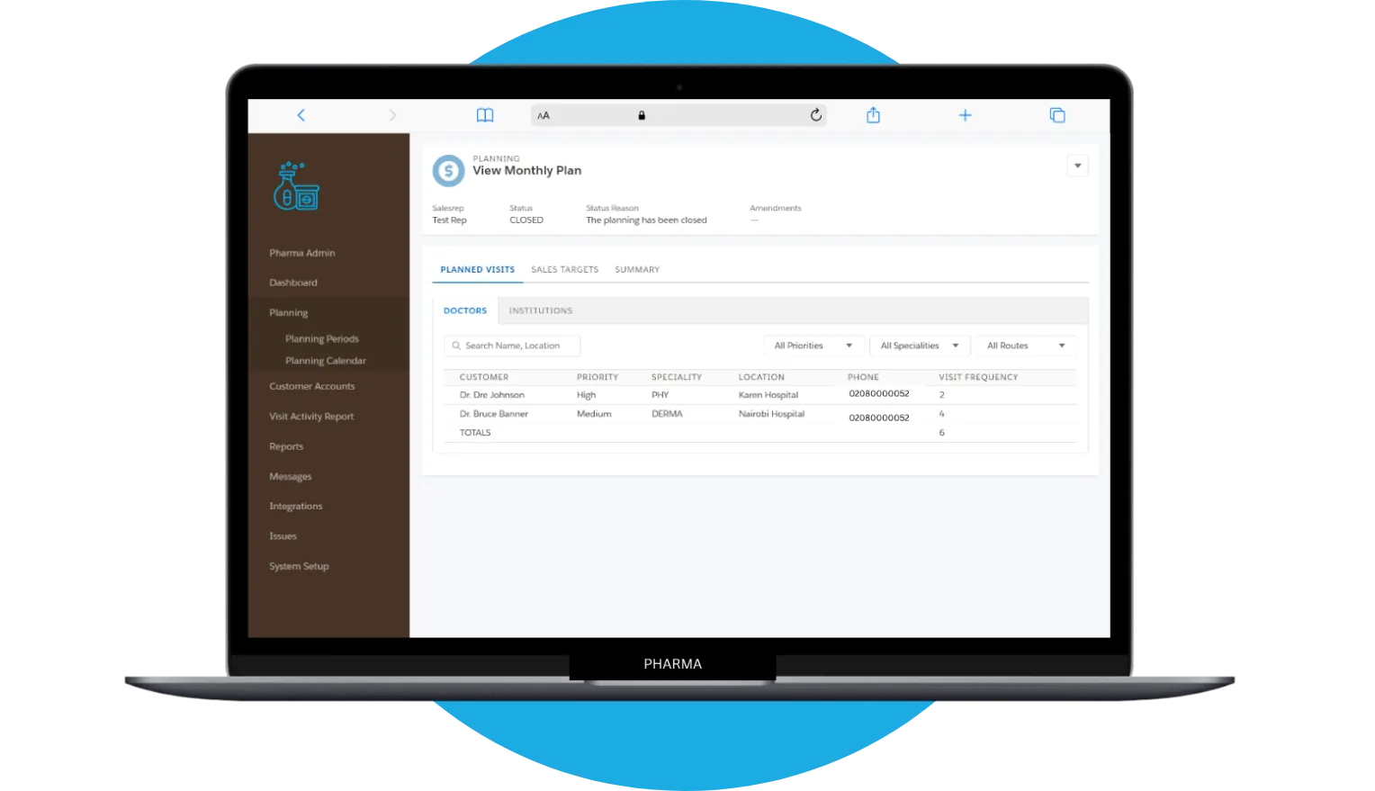Illustration for software in action